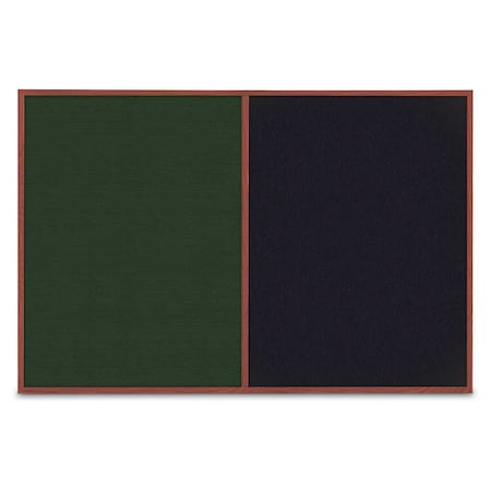 Slim Style Indoor Enclosed Corkboard,42, UVRDS42SBH-BRONZE-FORBO